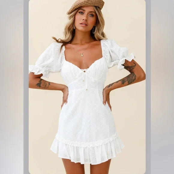 sachin and babi light blue dress Selfie Leslie Songbird Wrap Dress in Navy – Shop Hearts main image 1